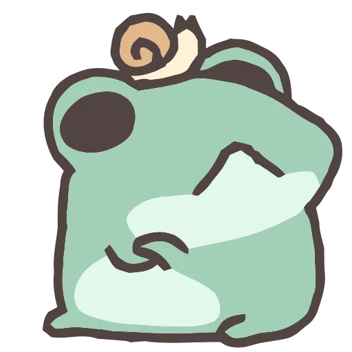 Стикер 4 Just Frogs