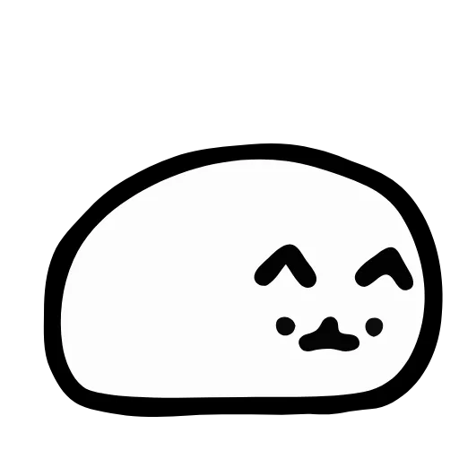 Стикер 15 Just White Cat Emoji - белый котик