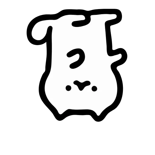 Стикер 2 Just White Cat Emoji - белый котик