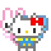 Стикер 61 🌟 Пиксельные Sanrio, Hello Kitty, для статусов