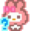 Стикер 47 🌟 Пиксельные Sanrio, Hello Kitty, для статусов