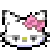 Стикер 11 🌟 Пиксельные Sanrio, Hello Kitty, для статусов
