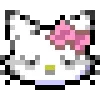 Стикер 16 🌟 Пиксельные Sanrio, Hello Kitty, для статусов
