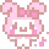 Стикер 50 🌟 Пиксельные Sanrio, Hello Kitty, для статусов