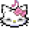 Стикер 9 🌟 Пиксельные Sanrio, Hello Kitty, для статусов
