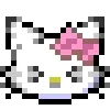 Стикер 10 🌟 Пиксельные Sanrio, Hello Kitty, для статусов