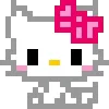 Стикер 18 🌟 Пиксельные Sanrio, Hello Kitty, для статусов