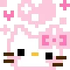 Стикер 21 🌟 Пиксельные Sanrio, Hello Kitty, для статусов