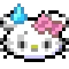 Стикер 14 🌟 Пиксельные Sanrio, Hello Kitty, для статусов
