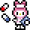 Стикер 51 🌟 Пиксельные Sanrio, Hello Kitty, для статусов