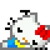 Стикер 8 🌟 Пиксельные Sanrio, Hello Kitty, для статусов