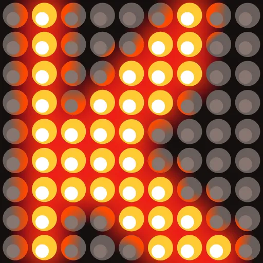 Стикер 11 Led Screen Emoji #font #foradmins #decor