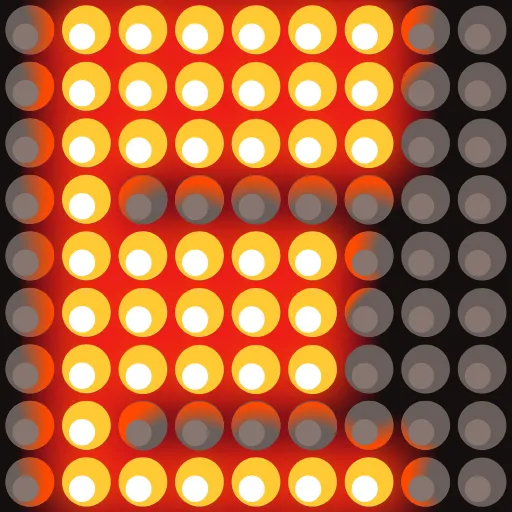 Стикер 5 Led Screen Emoji #font #foradmins #decor