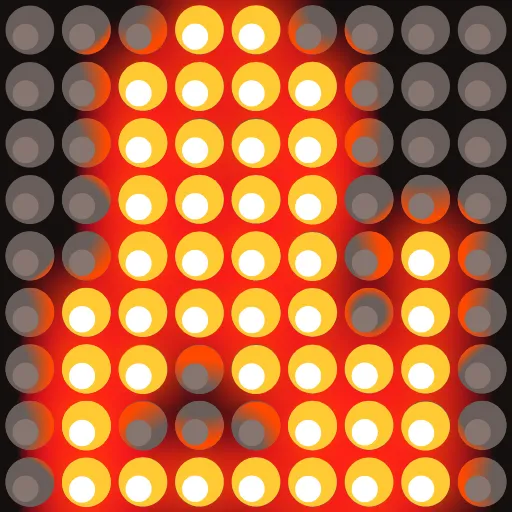 Стикер 47 Led Screen Emoji #font #foradmins #decor