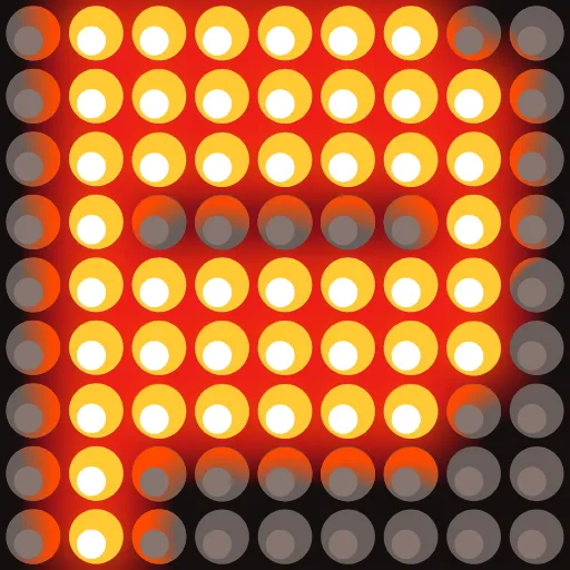 Стикер 16 Led Screen Emoji #font #foradmins #decor