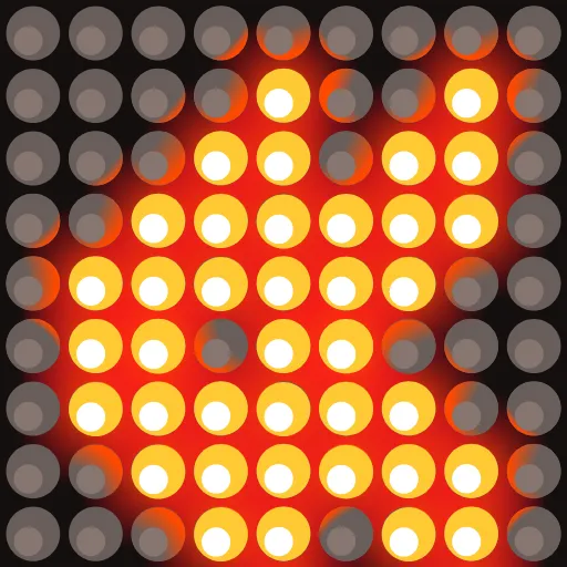 Стикер 45 Led Screen Emoji #font #foradmins #decor