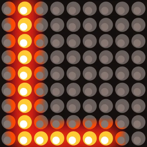 Стикер 12 Led Screen Emoji #font #foradmins #decor