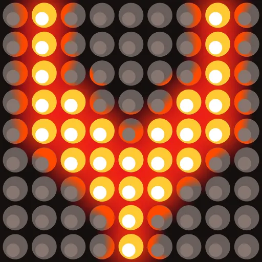 Стикер 25 Led Screen Emoji #font #foradmins #decor