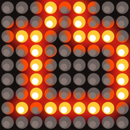 Стикер 55 Led Screen Emoji #font #foradmins #decor