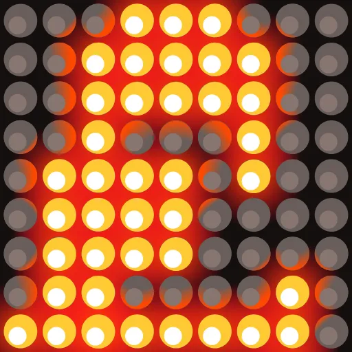 Стикер 41 Led Screen Emoji #font #foradmins #decor
