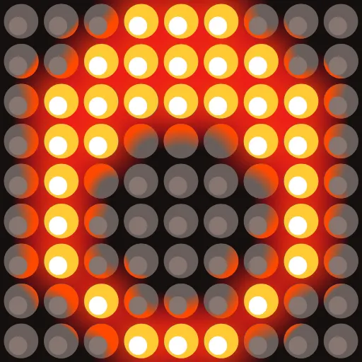 Стикер 15 Led Screen Emoji #font #foradmins #decor