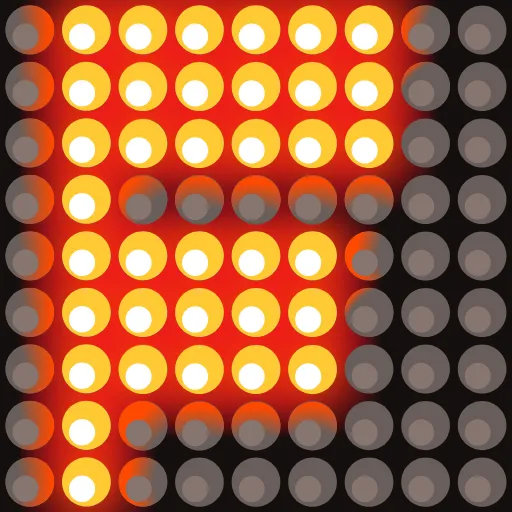 Стикер 6 Led Screen Emoji #font #foradmins #decor