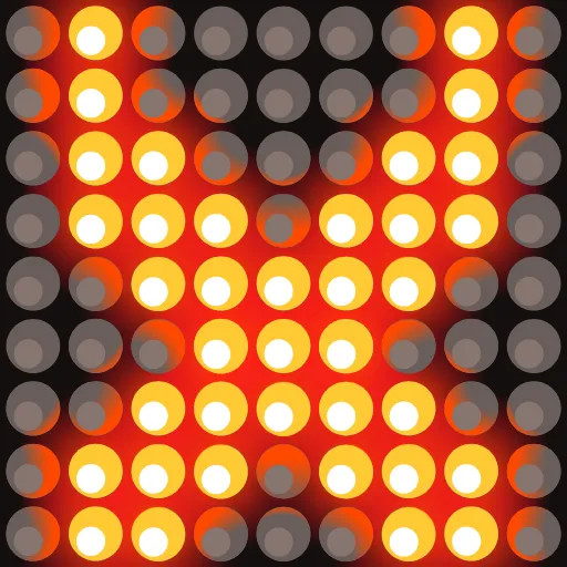 Стикер 24 Led Screen Emoji #font #foradmins #decor