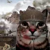 Стикер 46 Коты премиум