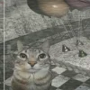 Стикер 38 Коты премиум