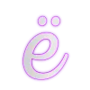 🤩 Эмодзи «Розовые буквы, большие и маленькие» для Telegram