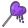 Стикер 36 Purple #color #purple #cute #status #girl