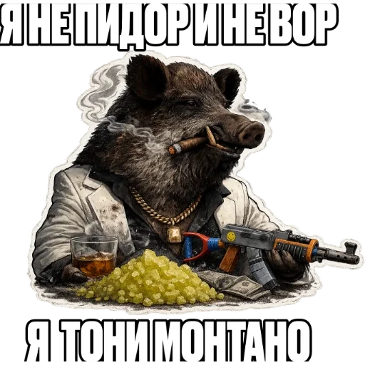 Стикерпак «kaban» для Telegram — обложка