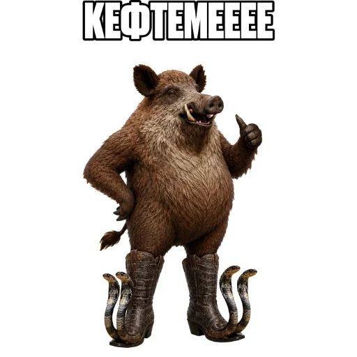😵‍💫 Стикер «kaban» для Telegram