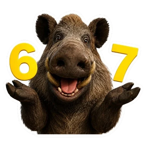 6️⃣ Стикер «kaban» для Telegram