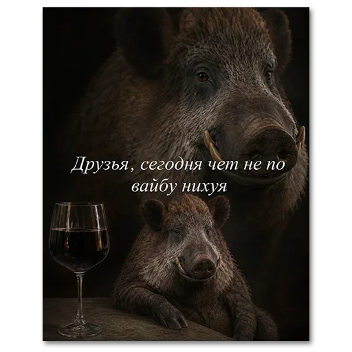 💩 Стикер «kaban» для Telegram