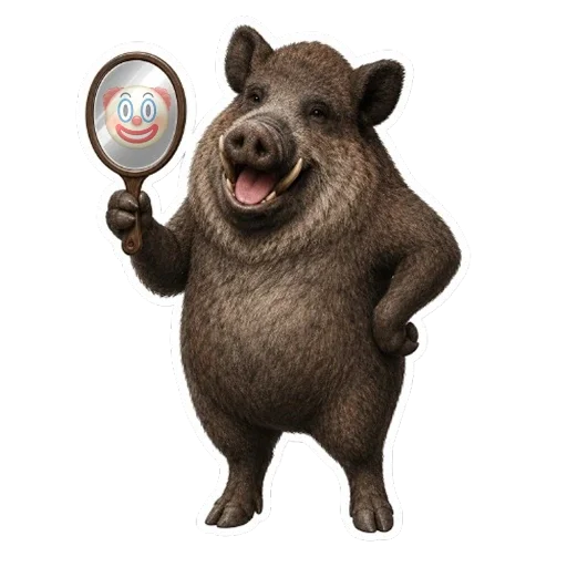 🤡 Стикер «kaban» для Telegram