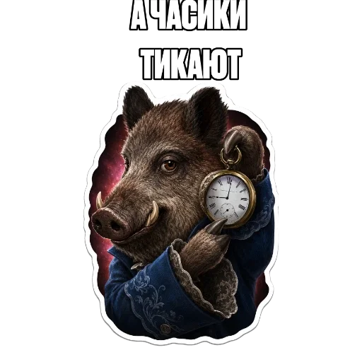 🟤 Стикер «kaban» для Telegram