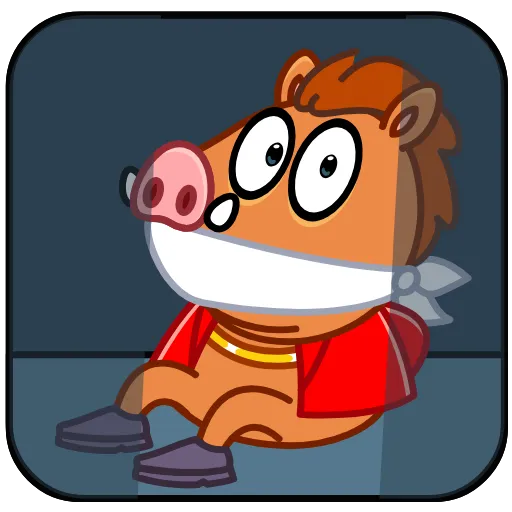 🫥 Эмодзи «Кабанчик» для Telegram