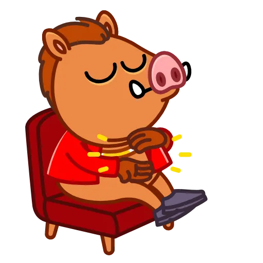 👏 Эмодзи «Кабанчик» для Telegram