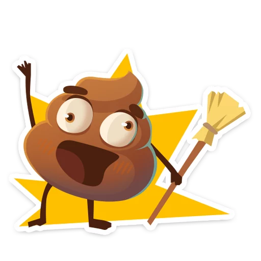 👍 Стикер «Какашечка» для Telegram
