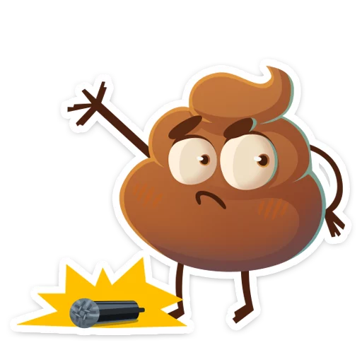 😎 Стикер «Какашечка» для Telegram