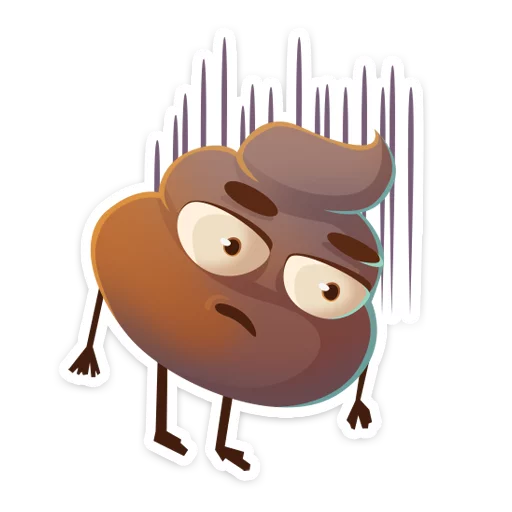 😢 Стикер «Какашечка» для Telegram