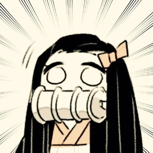 🌸 Стикер «nezuko-chan» для Telegram
