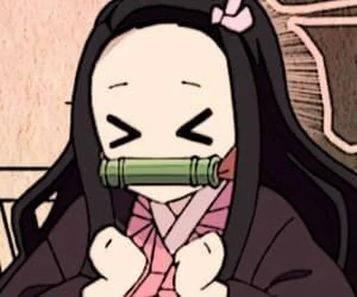 🌸 Стикер «nezuko-chan» для Telegram