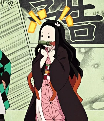 🌸 Стикер «nezuko-chan» для Telegram
