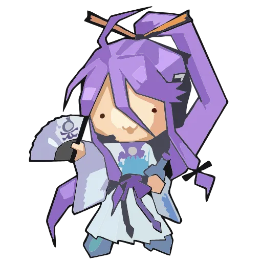 💜 Эмодзи «Вокалоид Kamui Gakupo» для Telegram
