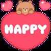Стикер 50 🥰🥰😘😘❤️🥰