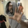 Стикер 4 😐 Набор эмоджи с музыкантом «Kanye West Канье Уэст»