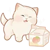Стикер 30 Kapebeans Cats