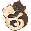 Стикер 4 Kapebeans Cats